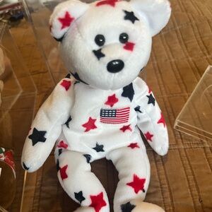 RARE TY GLORY Beanie Baby without a tag MINT CONDITION